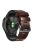 KALEBO KLB-EYWGJPU-001 For Garmin Fenix 6X  /  Fenix 7X  /  Instinct 2X Wrist Watch Band QuickFit 26mm Crocodile Texture Strap - Coffee