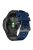 KALEBO KLB-EYWGJPU-001 For Garmin Fenix 6X  /  Fenix 7X  /  Instinct 2X Wrist Watch Band QuickFit 26mm Crocodile Texture Strap - Midnight Blue