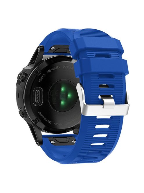 KALEBO LKLB-HWGJ-001 For Garmin Fenix 6X / Fenix 7X / Instinct 2X Smart Watch Band QuickFit 26mm Silicone Strap - Blue