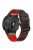 KALEBOL For Garmin Fenix 7 / 7 Pro / 6 / 6 Pro QuickFit 22mm Silicone Watch Band Dual Color Dot Holes Design - Black+Red