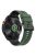 KALEBOL For Garmin Fenix 7 / 7 Pro / 6 / 6 Pro Silicone Watch Band QuickFit 22mm Carbon Fiber Texture Strap - Army Green+Black