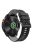 KALEBOL For Garmin Fenix 7 / 7 Pro / 6 / 6 Pro Silicone Watch Band QuickFit 22mm Carbon Fiber Texture Strap - Black+Grey