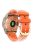 KALEBOL For Garmin Fenix 7S  /  7S Pro  /  6S  /  6S Pro Quickfit 20mm Silicone Band Translucent Watch Strap - Orange