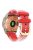 KALEBOL For Garmin Fenix 7S  /  7S Pro  /  6S  /  6S Pro QuickFit 20mm Silicone Band Translucent Watch Strap - Red