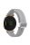 KALEBOL For Garmin Lily 2 Watch Strap Magnetic Buckle Silicone Wrist Band - Light Grey+Silver Buckle