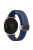 KALEBOL For Garmin Lily 2 Watch Strap Magnetic Buckle Silicone Wrist Band - Midnight Blue+Black Buckle