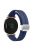 KALEBOL For Garmin Lily 2 Watch Strap Magnetic Buckle Silicone Wrist Band - Midnight Blue+Silver Buckle