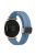 KALEBOL For Garmin Lily 2 Watch Strap Magnetic Buckle Silicone Wrist Band - Official Blue+Black Buckle