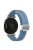 KALEBOL For Garmin Lily 2 Watch Strap Magnetic Buckle Silicone Wrist Band - Official Blue+Silver Buckle