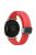 KALEBOL For Garmin Lily 2 Watch Strap Magnetic Buckle Silicone Wrist Band - Red+Black Buckle