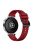 KALEBOL For Huawei Watch GT 4 41mm / Garmin Venu 3S / Asus Zenwatch 3 WI503Q Silicone Watch Band 18mm - Red / Black