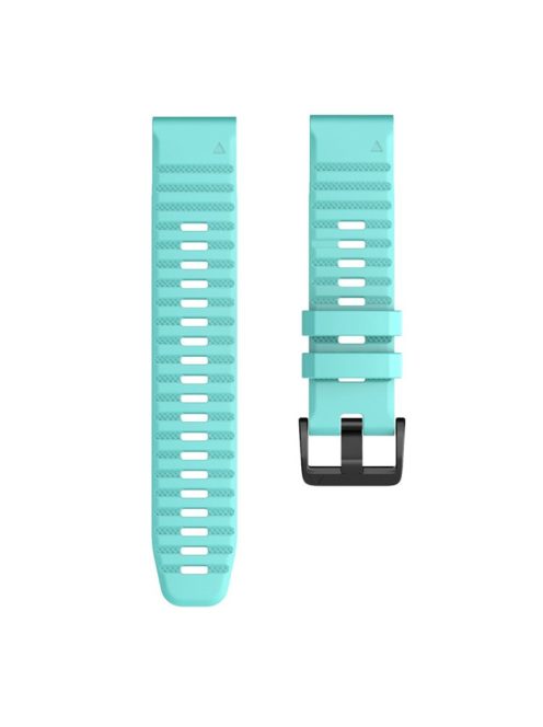 KALEBOL KLB-AWGJ-001 For Garmin Fenix 7 / 7 Pro 22mm Watch Band Concave Dot Silicone Strap - Light Green