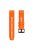 KALEBOL KLB-AWGJ-001 For Garmin Fenix 7 / 7 Pro 22mm Watch Band Concave Dot Silicone Strap - Orange