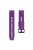 KALEBOL KLB-AWGJ-001 For Garmin Fenix 7 / 7 Pro 22mm Watch Band Concave Dot Silicone Strap - Purple