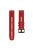 KALEBOL KLB-AWGJ-001 For Garmin Fenix 7 / 7 Pro 22mm Watch Band Concave Dot Silicone Strap - Red