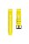 KALEBOL KLB-AWGJ-001 For Garmin Fenix 7 / 7 Pro 22mm Watch Band Concave Dot Silicone Strap - Yellow