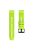 KALEBOL KLB-AWGJ-001 For Garmin Fenix 7 / 7 Pro 22mm Watch Band Concave Dot Silicone Strap - Yellowgreen