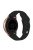 KALEBOL KLB-DKGJ-001 For Huawei Watch GT 4 41mm / Garmin Venu 3S 18mm Silicone Band Watch Strap - Black