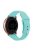 KALEBOL KLB-DKGJ-001 For Huawei Watch GT 4 41mm / Garmin Venu 3S 18mm Silicone Band Watch Strap - Lake Green