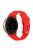 KALEBOL KLB-DKGJ-001 For Huawei Watch GT 4 41mm / Garmin Venu 3S 18mm Silicone Band Watch Strap - Red