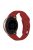 KALEBOL KLB-DKGJ-001 For Samsung Galaxy Watch3 45mm / Garmin Venu 3 Watch Strap 22mm Silicone Band - Rose Red