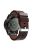 KALEBOL KLB-FGZP-001 For Garmin Fenix 7 / 7 Pro Retro Watch Band QuickFit 22mm Genuine Cow Leather Wrist Strap - Brown