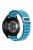 KALEBOL KLB-GSNL-001 For Huawei Watch GT 4 41mm / Garmin Venu 3S 18mm Watch Strap Adjustable Nylon Loop Band - Blue