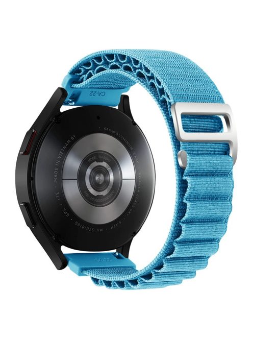 KALEBOL KLB-GSNL-001 For Huawei Watch GT 4 41mm / Garmin Venu 3S 18mm Watch Strap Adjustable Nylon Loop Band - Blue