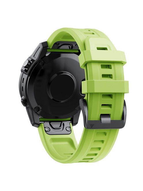 KALEBOL KLB-LWGJ-001 For Garmin Fenix 7  /  7 Pro Strap Replacement QuickFit 22mm Silicone Watch Band - Green