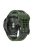 KALEBOL KLB-LWGJ-001 For Garmin Fenix 7  /  7 Pro Watch Band QuickFit 22mm Breathable Double Row Holes Strap - Army Green+Black