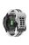 KALEBOL KLB-LWGJ-001 For Garmin Fenix 7  /  7 Pro Watch Band QuickFit 22mm Breathable Double Row Holes Strap - White+Black