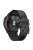 KALEBOL KLB-PWGJPU-001 Watch Strap for Garmin QuickFit 26mm PU Leather Coated Silicone Band - Black