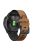 KALEBOL KLB-PWGJPU-001 Watch Strap for Garmin QuickFit 26mm PU Leather Coated Silicone Band - Brown