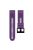 KALEBOL KLB-SJLWGJ-001 For Garmin Fenix 7X / Fenix 7X Pro Watch Band 26mm Triangular Diamond Pattern Silicone Strap - Purple