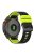 KALEBOL KLB-SSGJ-001 For Garmin Fenix 7 / Fenix 7 Pro Sport Straps 22mm Silicone Watch Band - Black+Lime