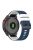 KALEBOL KLB-SSGJ-001 For Garmin Fenix 7 / Fenix 7 Pro Sport Straps 22mm Silicone Watch Band - Blue+White