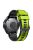 KALEBOL KLB-SSGJ-001 For Garmin Fenix 7X / 7X Pro Silicone Watch Band 26mm Strap Dual Color - Lime+Black