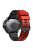 KALEBOL KLB-SSGJ-001 For Garmin Fenix 7X / 7X Pro Silicone Watch Band 26mm Strap Dual Color - Red+Black