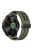 KALEBOL KLB-SSGJ-003 For Garmin Fenix 7X / 7X Pro Watch Band QuickFit 26mm Magnetic Buckle Silicone Band - Army Green+Black