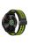 KALEBOL KLB-SSGJ-003 For Garmin Fenix 7X / 7X Pro Watch Band QuickFit 26mm Magnetic Buckle Silicone Band - Black+Fluorescent Green