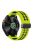 KALEBOL KLB-SSGJ-003 For Garmin Fenix 7X / 7X Pro Watch Band QuickFit 26mm Magnetic Buckle Silicone Band - Lime+Black