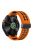 KALEBOL KLB-SSGJ-003 For Garmin Fenix 7X / 7X Pro Watch Band QuickFit 26mm Magnetic Buckle Silicone Band - Orange+Black