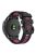 KALEBOL KLB-SSPWGJ-001 For Garmin Fenix 7  /  7 Pro Watch Band QuickFit 22mm Flexible Silicone Wrist Strap - Black+Rose Red