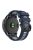 KALEBOL KLB-SSPWGJ-001 For Garmin Fenix 7  /  7 Pro Watch Band QuickFit 22mm Flexible Silicone Wrist Strap - Midnight Blue+Grey