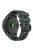 KALEBOL KLB-SSPWGJ-001 For Garmin Fenix 7  /  7 Pro Watch Band QuickFit 22mm Flexible Silicone Wrist Strap - Olive Green+Black