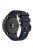 KALEBOL KLB-SSPWGJ-001 For Garmin Fenix 7S / 7S Pro / QuickFit Silicone Watch Band 20mm Replacement Strap - Black / Blue