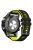 KALEBOL KLB-SSSCGJ-001 For Garmin Fenix 6X / Fenix 7X / Instinct 2X Smart Watch Band QuickFit 26mm Strap - Black +Yellow