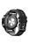 KALEBOL KLB-SSSCGJ-001 For Garmin Fenix 6X / Fenix 7X / Instinct 2X Smart Watch Band QuickFit 26mm Strap - Black+Grey