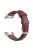 KALEBOL KLB-YLZP-001 For Garmin Fenix 7 / 7 Pro Watch Strap QuickFit 22mm Genuine Cow Leather Band - Dark Red