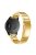 KALEBOL KLB-YZBXG-001 For Garmin Fenix 7 / 7 Pro / QuickFit Stainless Steel Watch Band Replacement Watch Strap - Gold